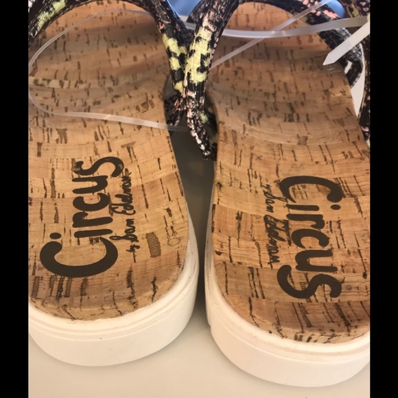 SAM EDELMAN CIRCUS AMAZON PYTHON SANDALS NEW - Picture 4 of 7